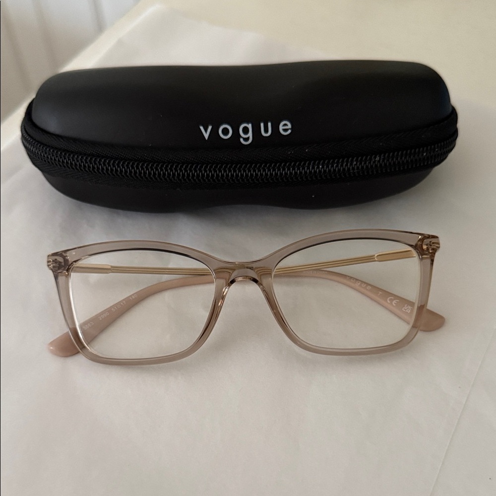 Vogue Women's Beige Glasses
